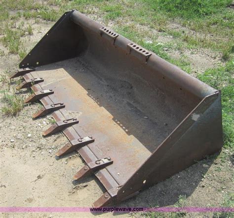 bobcat skid steer bucket weight|60 inch skid loader bucket.